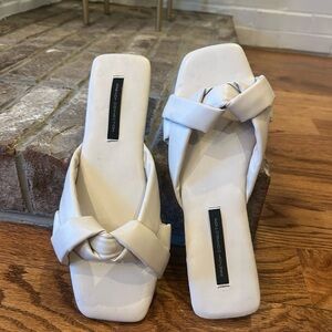 French Connection Cream Women's Sandals